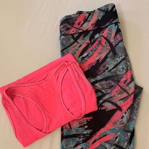 Fabletics Mid-Rise Powerhold Leggings - L Tall